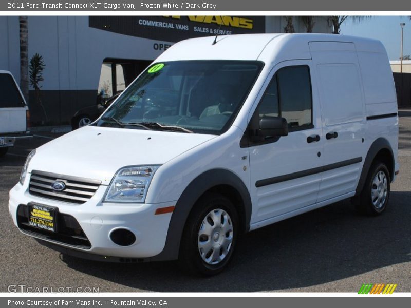 Frozen White / Dark Grey 2011 Ford Transit Connect XLT Cargo Van