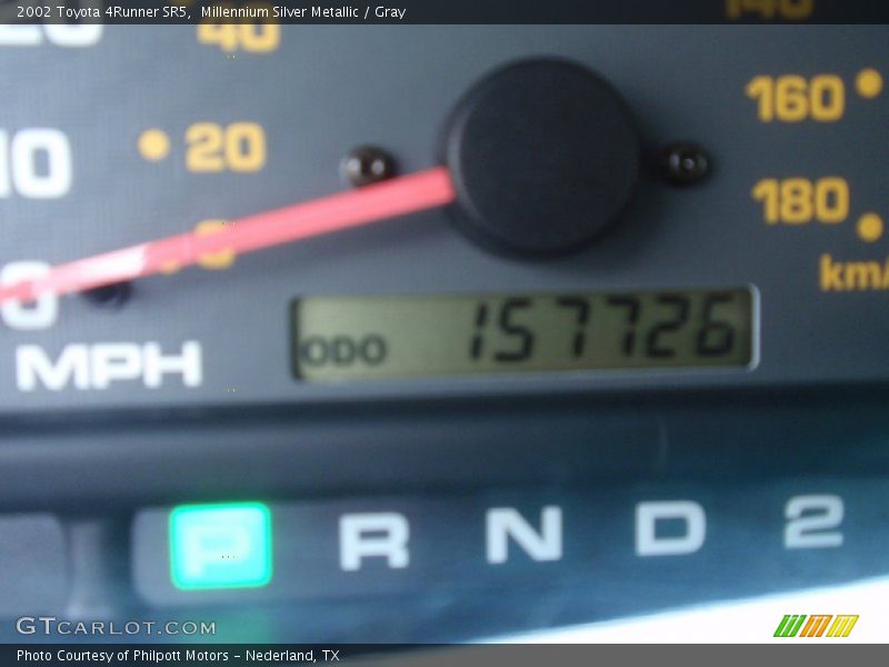 Millennium Silver Metallic / Gray 2002 Toyota 4Runner SR5