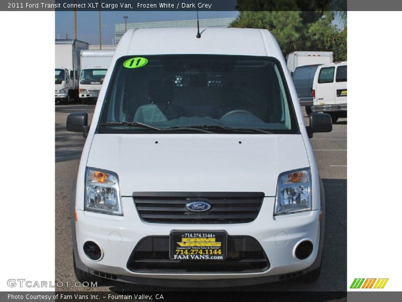 Frozen White / Dark Grey 2011 Ford Transit Connect XLT Cargo Van