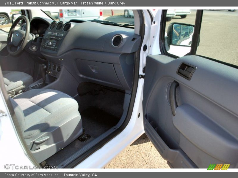 Frozen White / Dark Grey 2011 Ford Transit Connect XLT Cargo Van