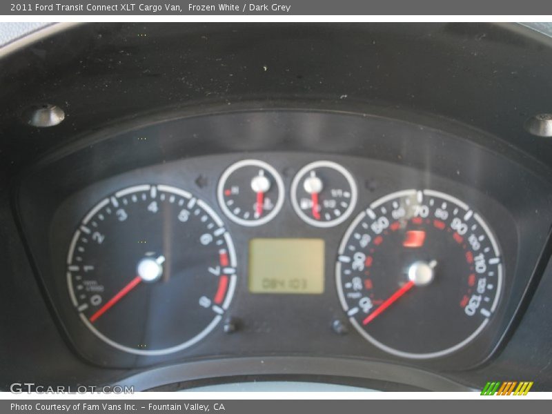 Frozen White / Dark Grey 2011 Ford Transit Connect XLT Cargo Van
