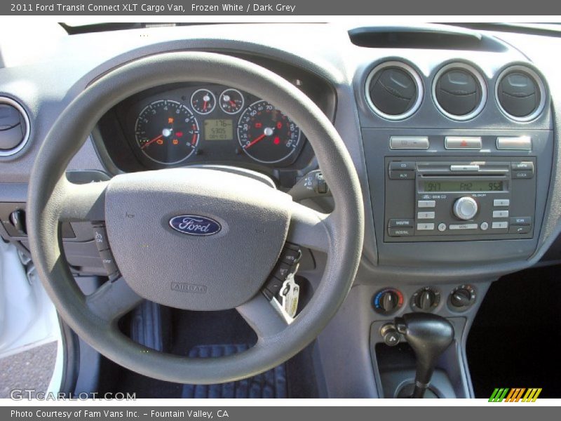 Frozen White / Dark Grey 2011 Ford Transit Connect XLT Cargo Van