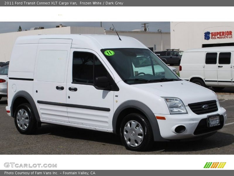 Frozen White / Dark Grey 2011 Ford Transit Connect XLT Cargo Van