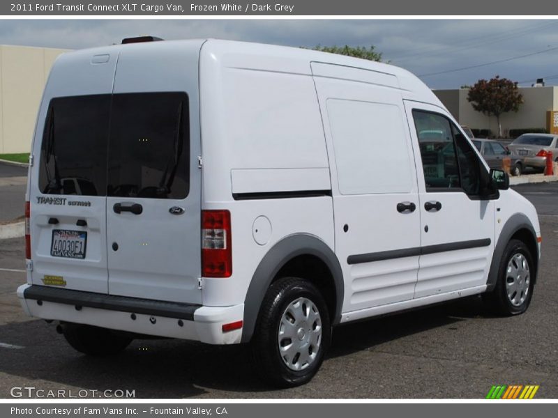 Frozen White / Dark Grey 2011 Ford Transit Connect XLT Cargo Van