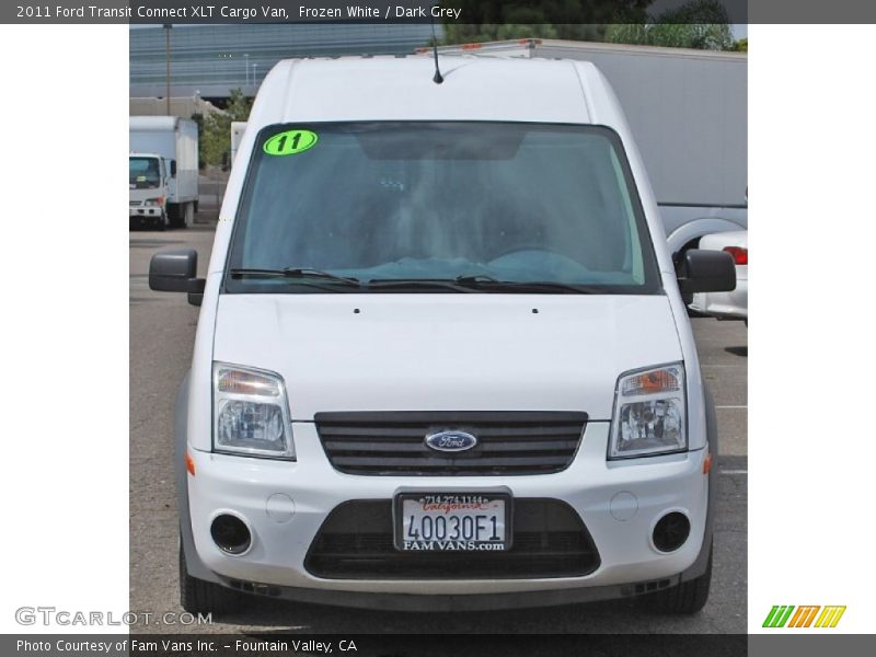 Frozen White / Dark Grey 2011 Ford Transit Connect XLT Cargo Van