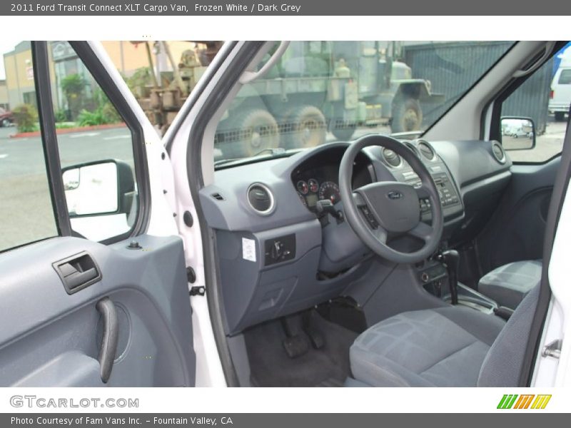 Frozen White / Dark Grey 2011 Ford Transit Connect XLT Cargo Van
