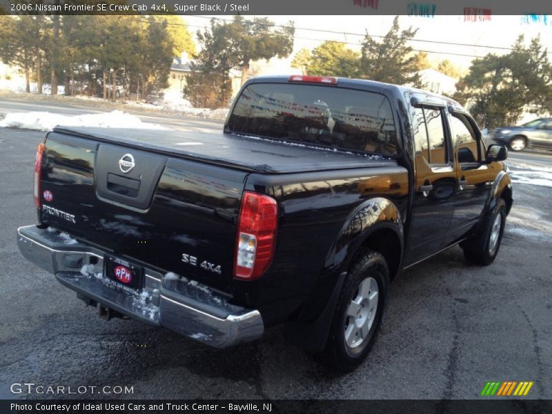 Super Black / Steel 2006 Nissan Frontier SE Crew Cab 4x4