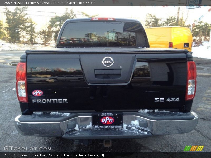 Super Black / Steel 2006 Nissan Frontier SE Crew Cab 4x4