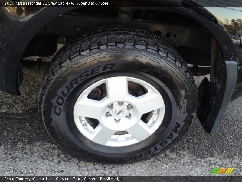Super Black / Steel 2006 Nissan Frontier SE Crew Cab 4x4