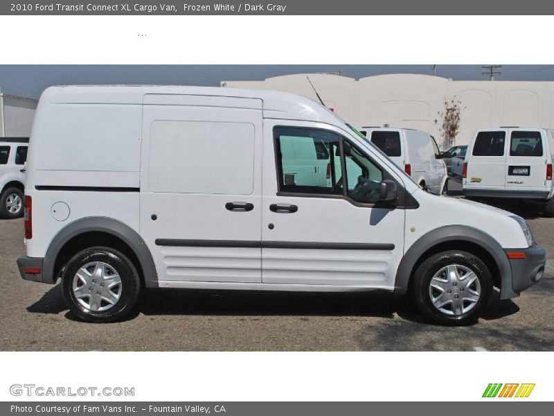 Frozen White / Dark Gray 2010 Ford Transit Connect XL Cargo Van