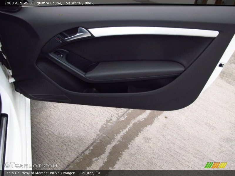 Ibis White / Black 2008 Audi A5 3.2 quattro Coupe
