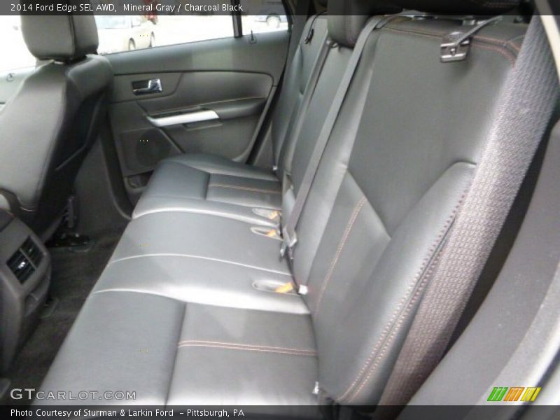 Rear Seat of 2014 Edge SEL AWD