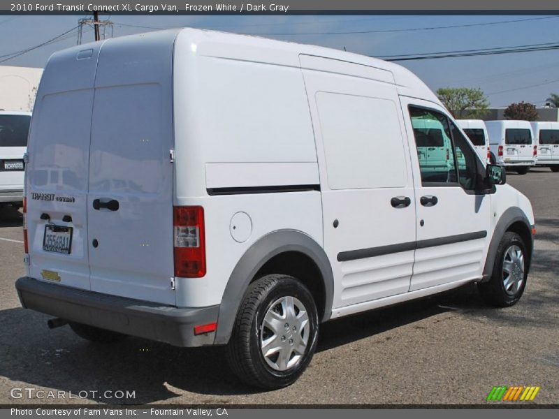 Frozen White / Dark Gray 2010 Ford Transit Connect XL Cargo Van