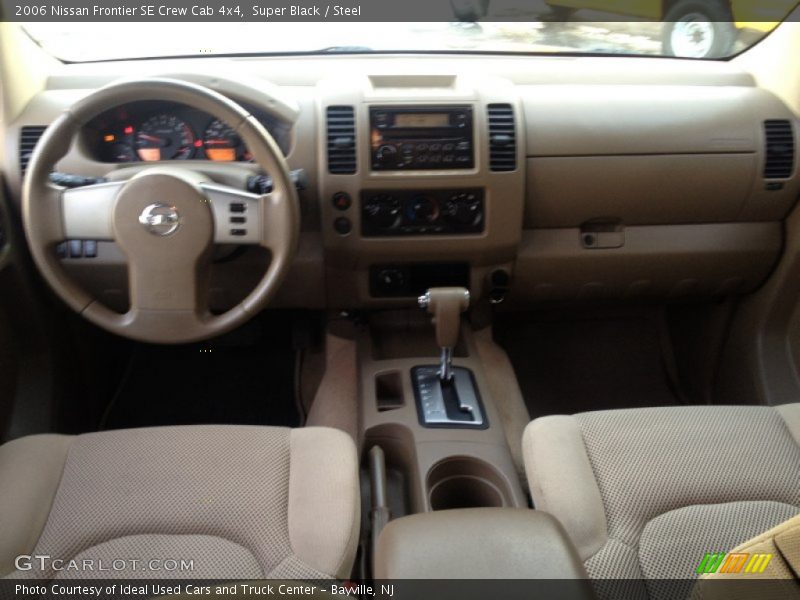 Super Black / Steel 2006 Nissan Frontier SE Crew Cab 4x4