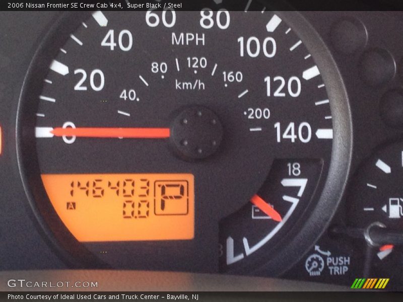 Super Black / Steel 2006 Nissan Frontier SE Crew Cab 4x4