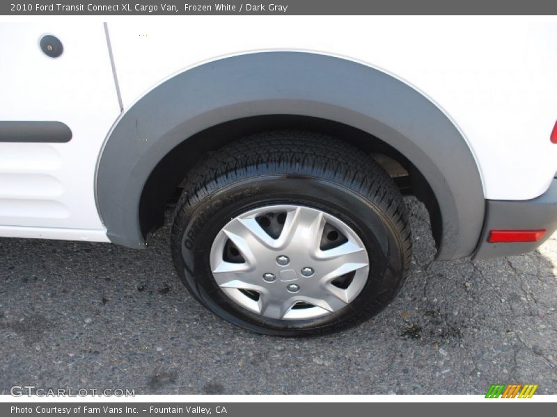 Frozen White / Dark Gray 2010 Ford Transit Connect XL Cargo Van