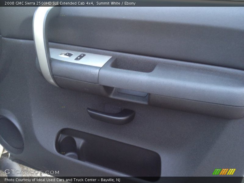 Summit White / Ebony 2008 GMC Sierra 2500HD SLE Extended Cab 4x4