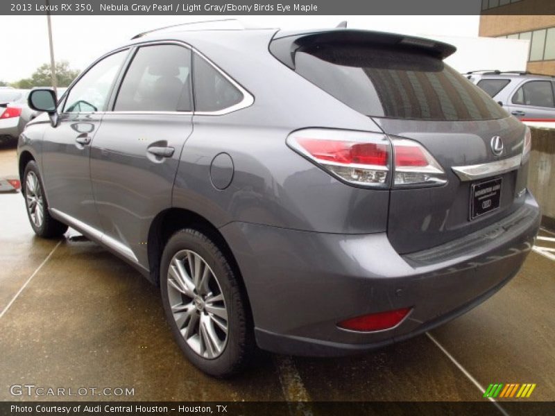 Nebula Gray Pearl / Light Gray/Ebony Birds Eye Maple 2013 Lexus RX 350