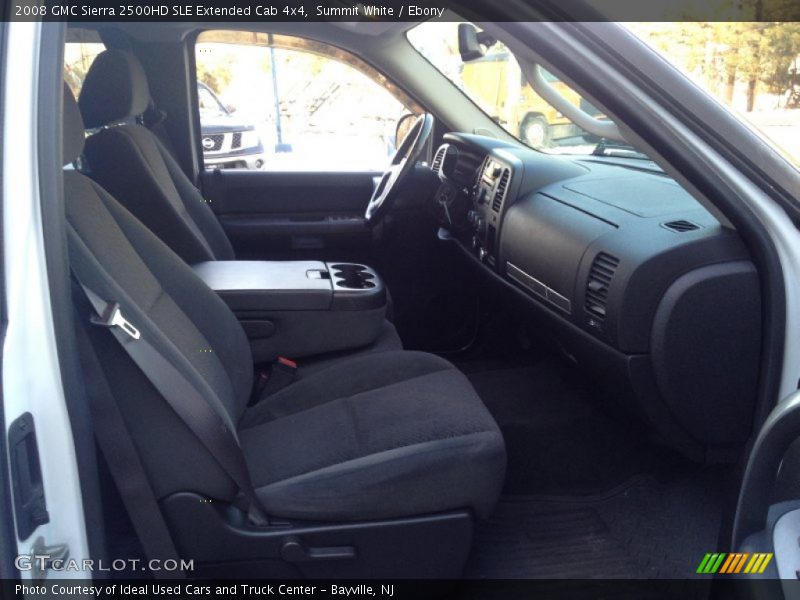 Summit White / Ebony 2008 GMC Sierra 2500HD SLE Extended Cab 4x4