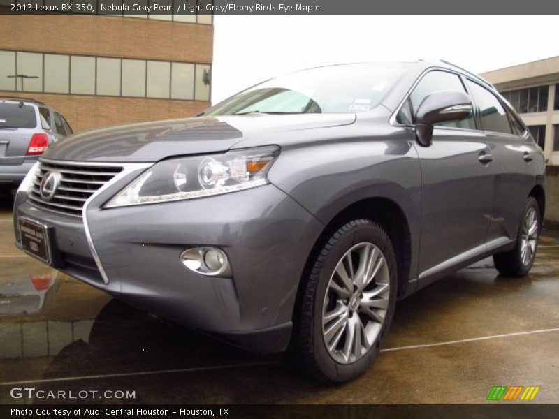 Nebula Gray Pearl / Light Gray/Ebony Birds Eye Maple 2013 Lexus RX 350