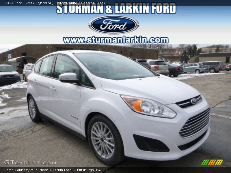 Oxford White / Charcoal Black 2014 Ford C-Max Hybrid SE