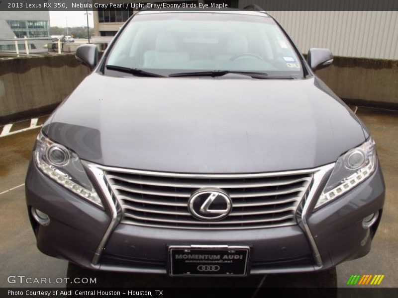 Nebula Gray Pearl / Light Gray/Ebony Birds Eye Maple 2013 Lexus RX 350