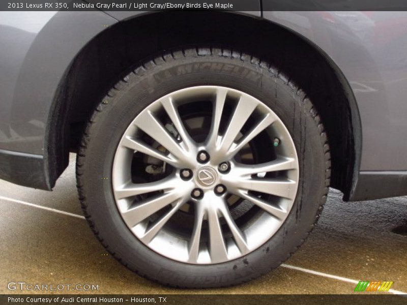 Nebula Gray Pearl / Light Gray/Ebony Birds Eye Maple 2013 Lexus RX 350