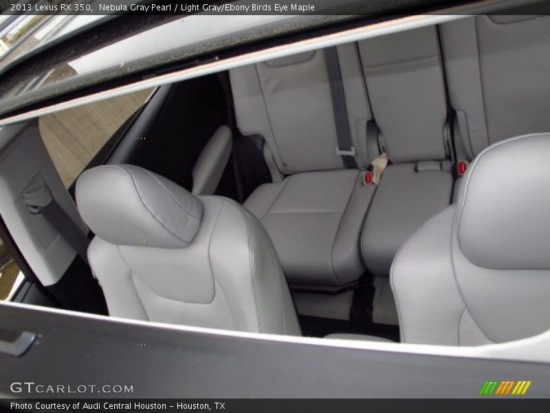 Nebula Gray Pearl / Light Gray/Ebony Birds Eye Maple 2013 Lexus RX 350