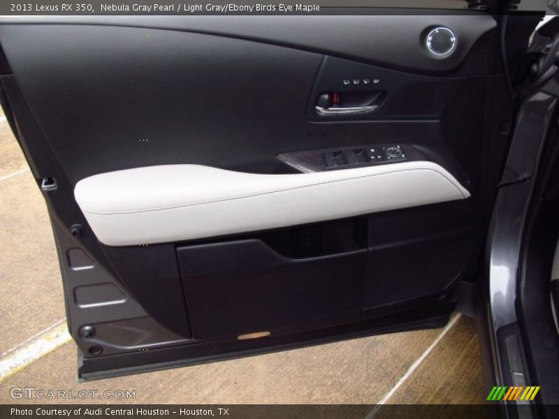 Nebula Gray Pearl / Light Gray/Ebony Birds Eye Maple 2013 Lexus RX 350