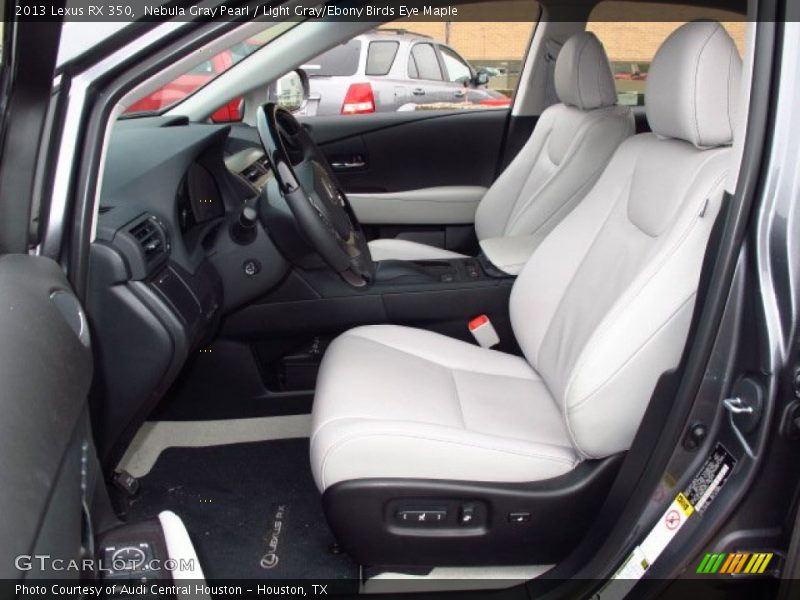 Front Seat of 2013 RX 350