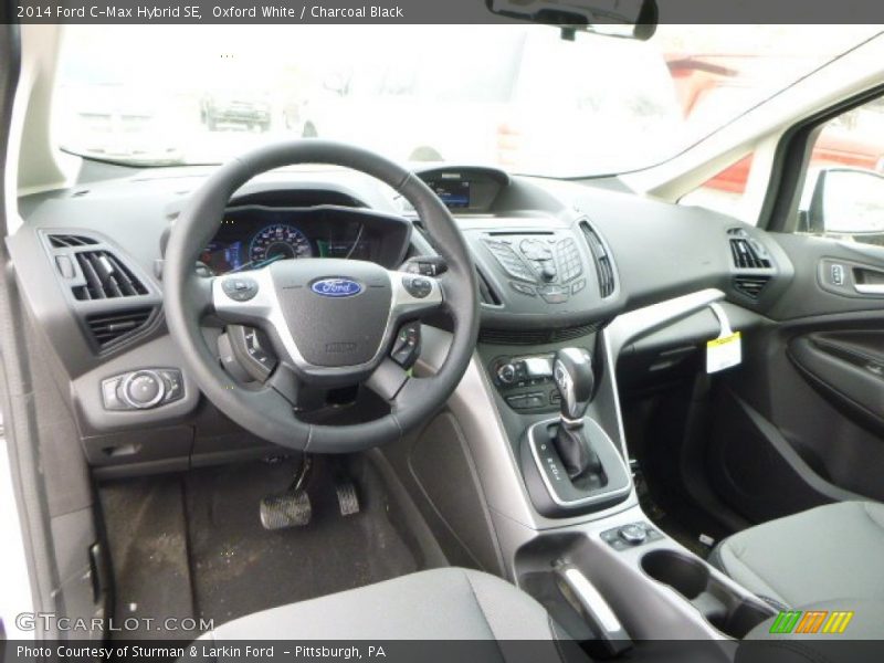 Oxford White / Charcoal Black 2014 Ford C-Max Hybrid SE