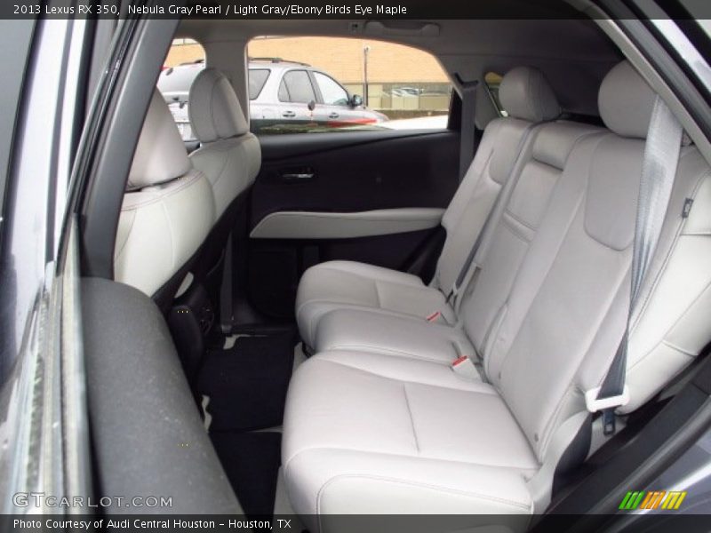 Nebula Gray Pearl / Light Gray/Ebony Birds Eye Maple 2013 Lexus RX 350