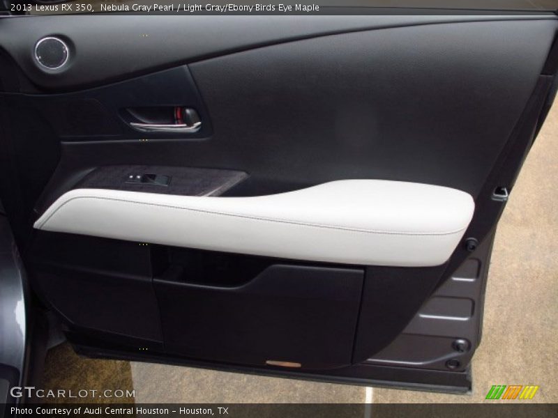 Nebula Gray Pearl / Light Gray/Ebony Birds Eye Maple 2013 Lexus RX 350