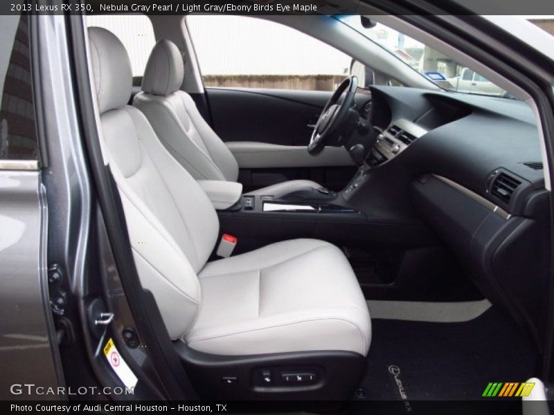 Nebula Gray Pearl / Light Gray/Ebony Birds Eye Maple 2013 Lexus RX 350