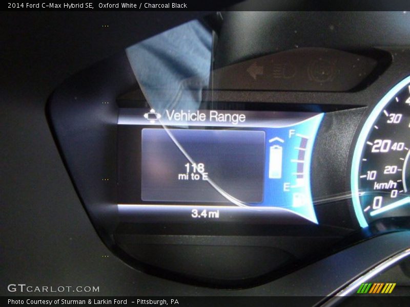 Oxford White / Charcoal Black 2014 Ford C-Max Hybrid SE