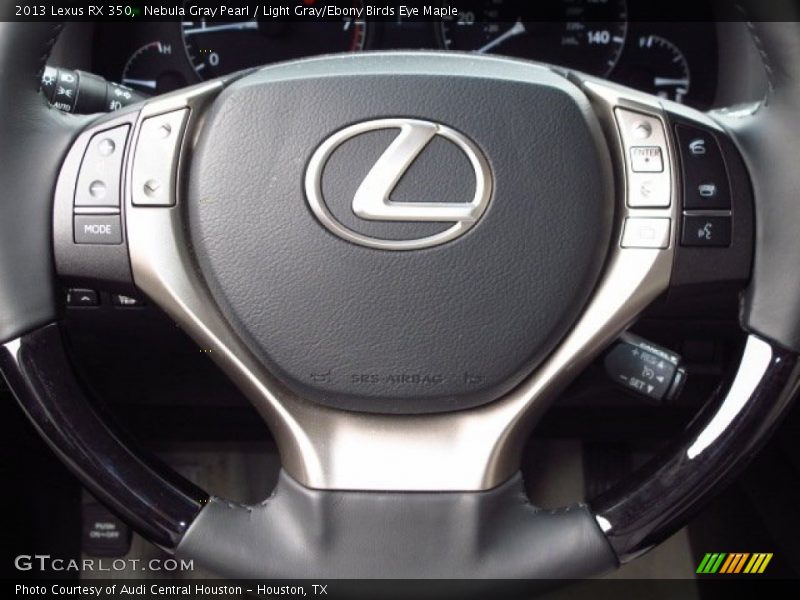 Nebula Gray Pearl / Light Gray/Ebony Birds Eye Maple 2013 Lexus RX 350