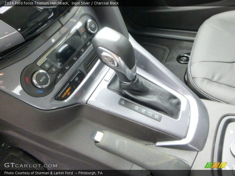 Ingot Silver / Charcoal Black 2014 Ford Focus Titanium Hatchback