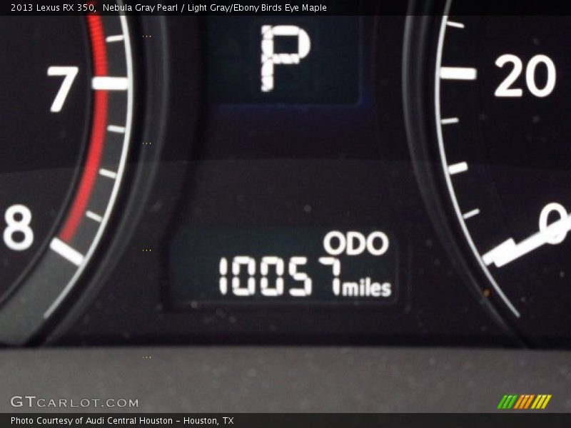 Nebula Gray Pearl / Light Gray/Ebony Birds Eye Maple 2013 Lexus RX 350