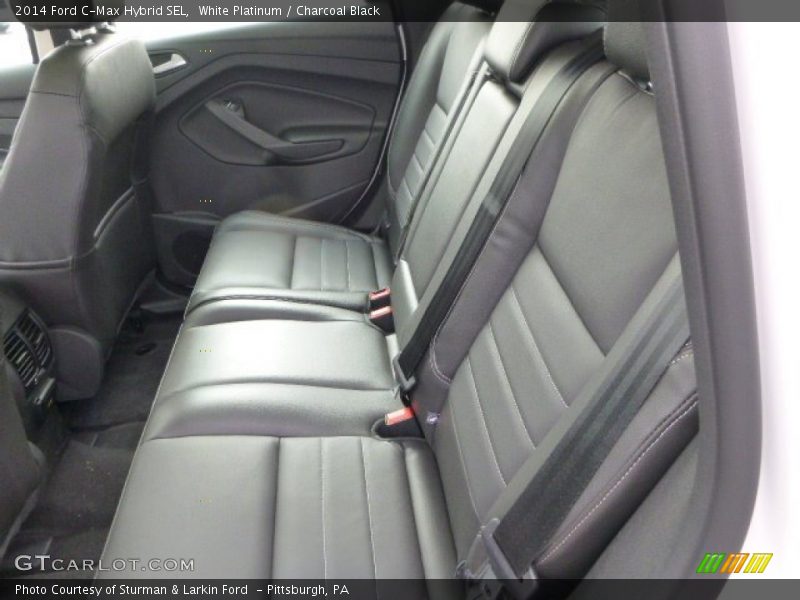 White Platinum / Charcoal Black 2014 Ford C-Max Hybrid SEL