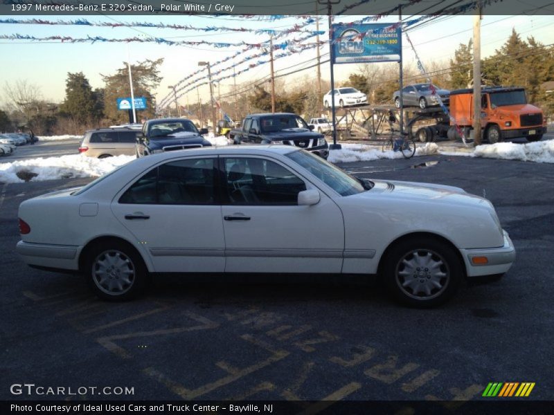 Polar White / Grey 1997 Mercedes-Benz E 320 Sedan