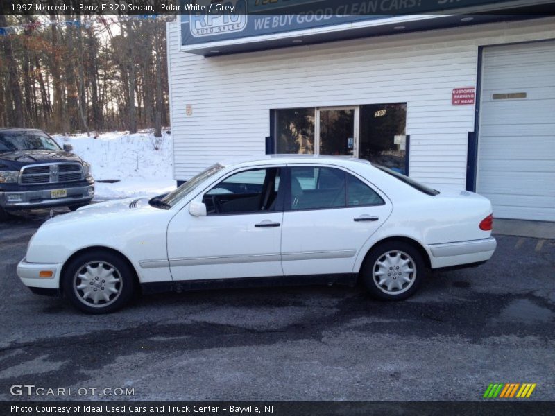 Polar White / Grey 1997 Mercedes-Benz E 320 Sedan