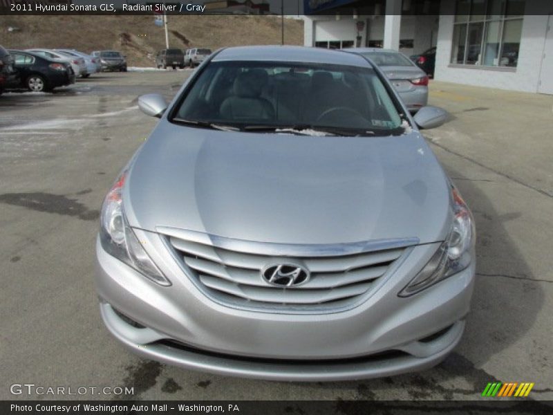 Radiant Silver / Gray 2011 Hyundai Sonata GLS