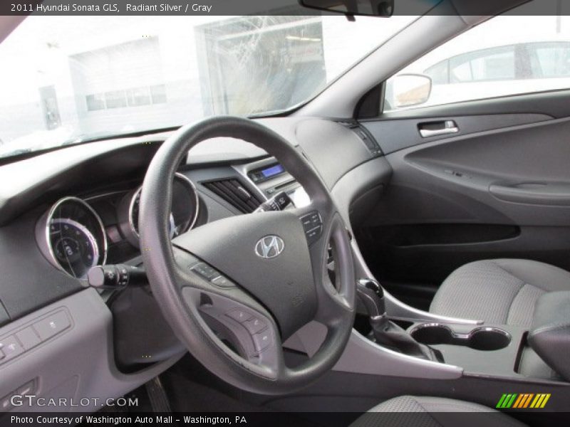 Radiant Silver / Gray 2011 Hyundai Sonata GLS