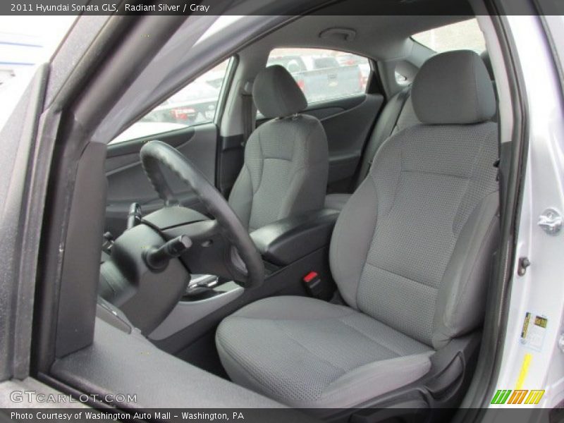Radiant Silver / Gray 2011 Hyundai Sonata GLS