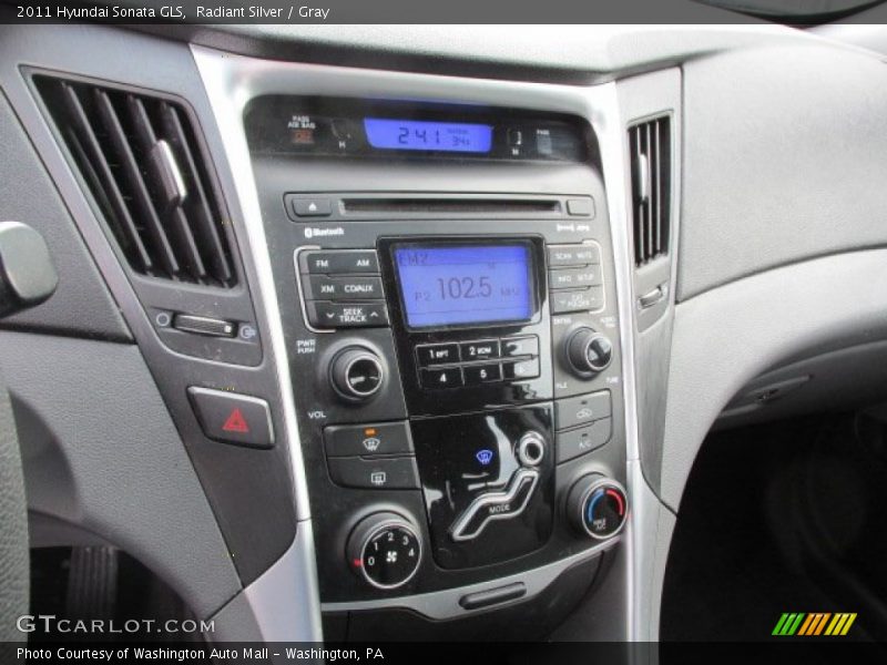 Radiant Silver / Gray 2011 Hyundai Sonata GLS