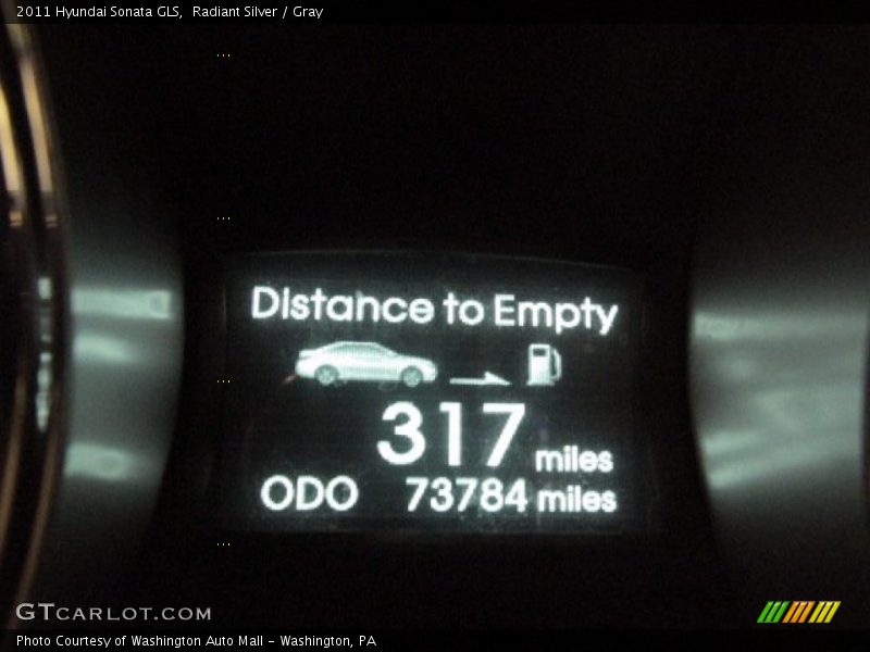 Radiant Silver / Gray 2011 Hyundai Sonata GLS