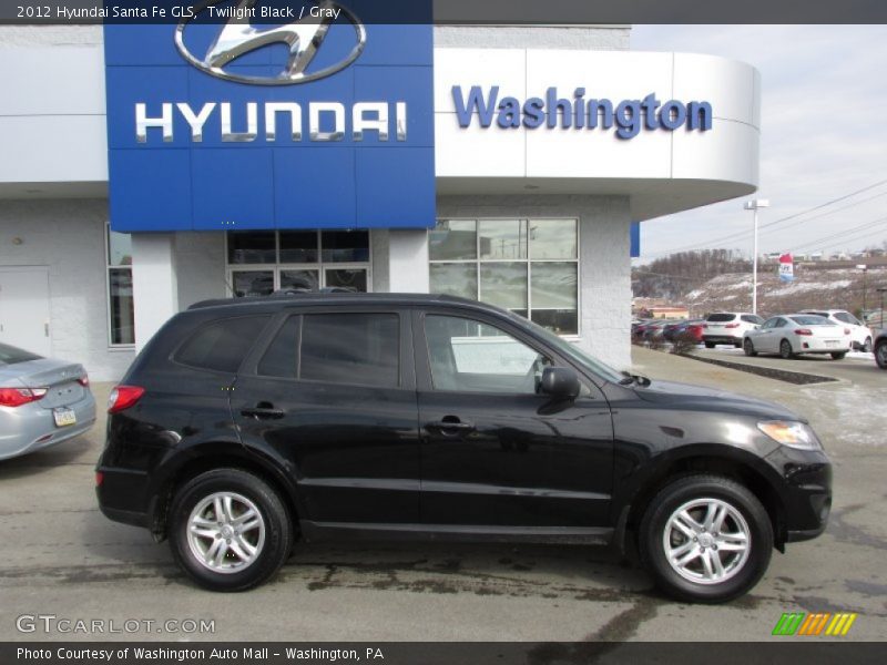Twilight Black / Gray 2012 Hyundai Santa Fe GLS