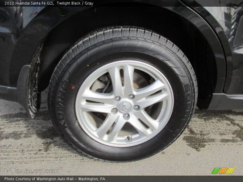 Twilight Black / Gray 2012 Hyundai Santa Fe GLS