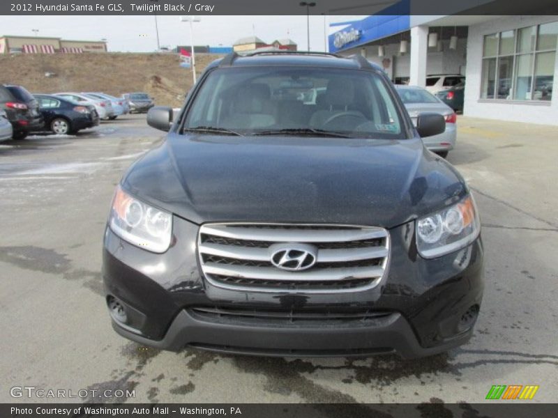 Twilight Black / Gray 2012 Hyundai Santa Fe GLS