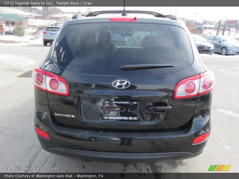 Twilight Black / Gray 2012 Hyundai Santa Fe GLS
